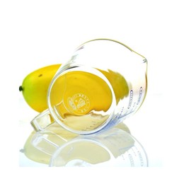 Rocaware 1 Cup Borosilicate Glass Measuring Cup with 50ML Intervals Scale New Kitchen Accessories Easy Measure Liquid Powder Milk Cups