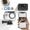 Campark 4K 20MP Action/Helmet Camera WiFi 170° Kit Underwater Camera