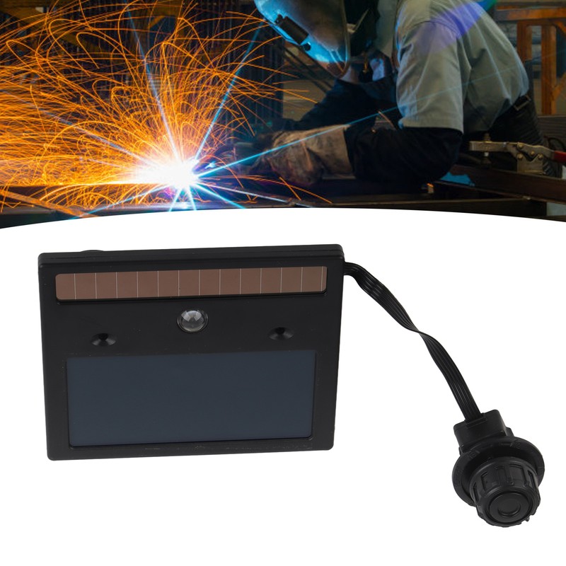 Auto Darkening Welding Helmet Lens with LED Light Large View