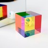 ECBANLI CMY Colour Mixing Cube, 50 mm Acrylic CMYcube Cube
