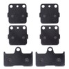 MOTOKU Front and Rear Brake Pads for Yamaha Grizzly 660