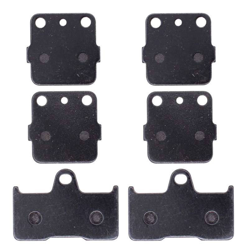 MOTOKU Front and Rear Brake Pads for Yamaha Grizzly 660