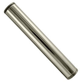 Westbrass D419-09 1-1/4" OD x 12" Threaded Tailpiece, Polished Nickel