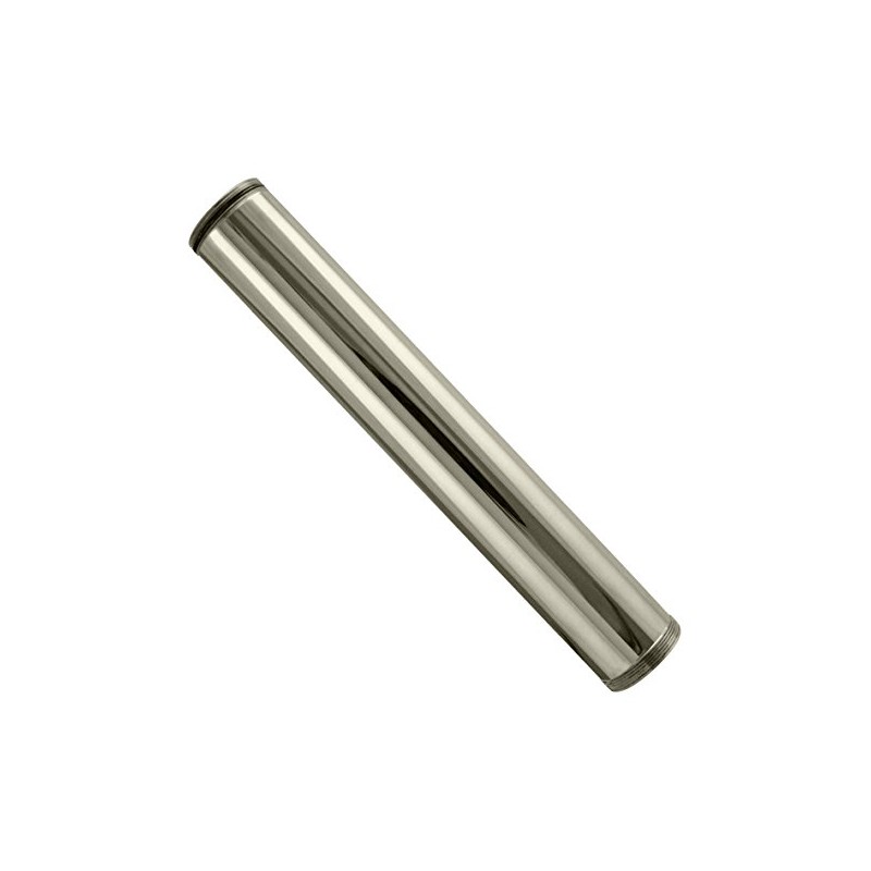 Westbrass D419-09 1-1/4" OD x 12" Threaded Tailpiece, Polished Nickel
