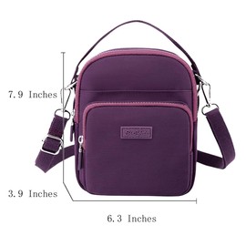 FAVORTALK Crossbody Bags for Women Anti Theft Travel Bag Waterproof Anti-Theft Bag Slim Sling Bag Cross Body Travel Bag Anti Theft Crossbody Bag, B36406