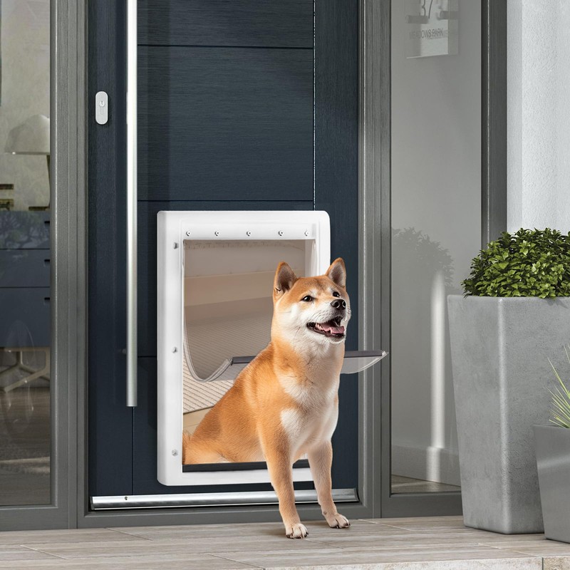 Morikey Large Dog Door Replacement Flap with Screws, Compatible with