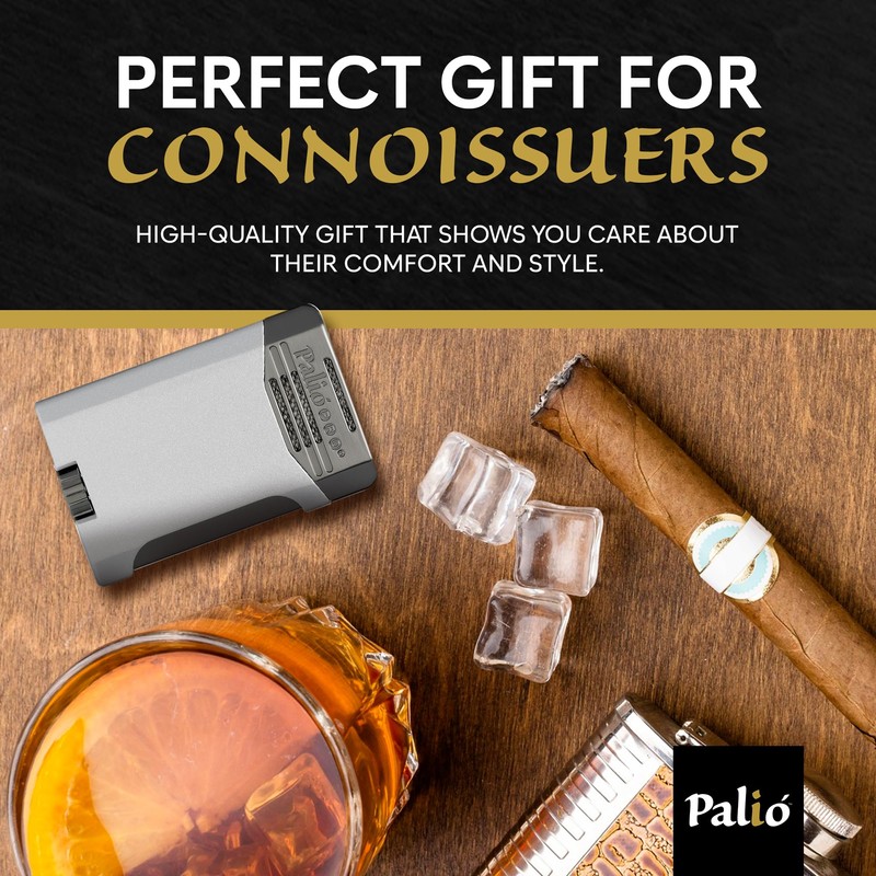 Palió Pro Line, Antares Doublejet Torch Lighter. Side Squeeze Ignition,