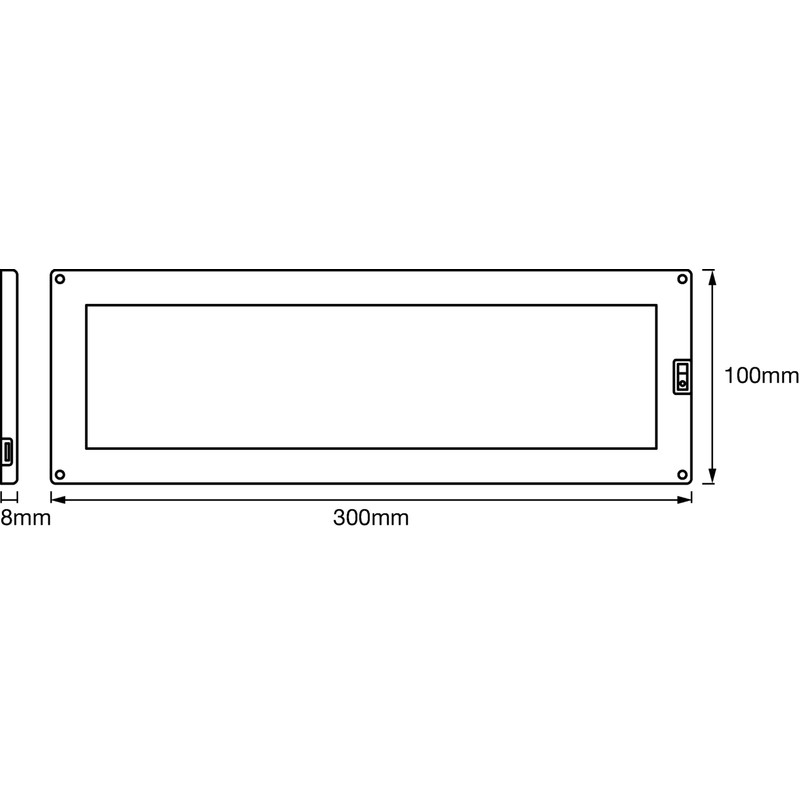 LEDVANCE LED Under-Unit Light, Light for Indoor Use, Warm White,