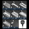 KLGFI Shower Head, 7 Modes, Water-Saving Shower Head, 13 cm