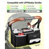 YOREPEK Spacious Stroller Caddy Fits for UPPAbaby Vista/Minu/Cruz, Adjustable Stroller