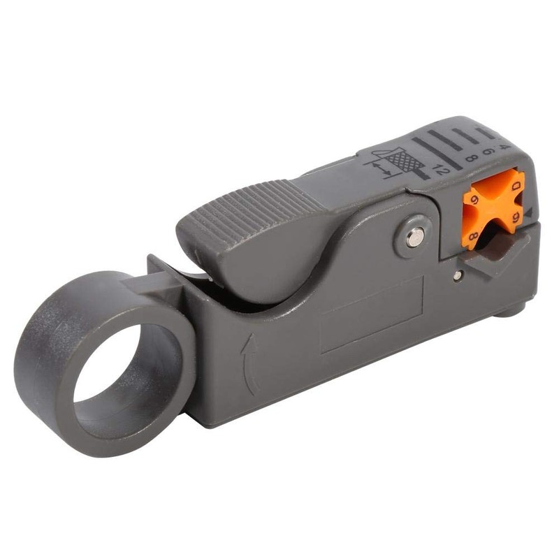 Coax Cable Crimper, Compression Tool Kit F RCA RG58 Crimper