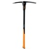 Fiskars Pro IsoCore Dual-Ended Pickaxe and Hoe – 36-Inch Shock-Absorbing