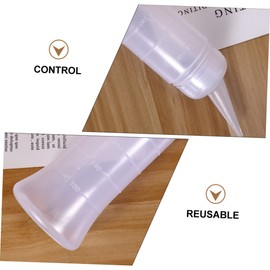 6pcs Hair Cleaning Bottle Empty Bottle Hair Color Bottle Applicator Oil Applicator Bottle Hair Coloring Bottle Graduated Salon Hair Dye Bottle Plastic Gatuida