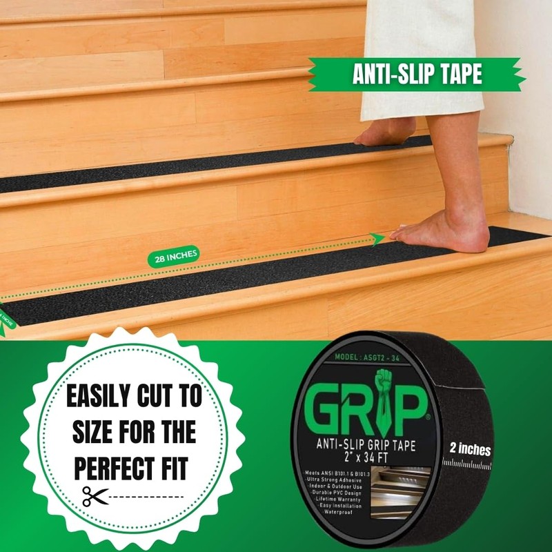 GRIP Anti Slip Tape | 80 Grit High Traction Non-Slip