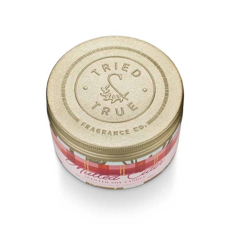 Tried & True Mulled Cider Large Tin Candle