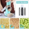 Ourokhome Rotary Cheese Grater Hand Crank, Kitchen Shredder Speed Mandolin
