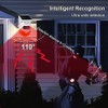 EverNary Solar Strobe Alarm Light with Motion Sensor Siren Outdoor