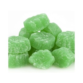 Bayside Candy Jelly Spearmint Leaves Candy Slices (1LB)