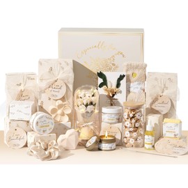 Qinline SPA Gifts for Women & Teen Girl – 10 PCS Mothers Day Birthday Gift Basket, Luxury Self Care Home Bath Set for Relaxing, Get Well Soon Care Package & Pampering Gifts for Her Friend Daughter Mom