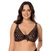 VIVISENCE Bikini Bra Women's Swimwear Soft Cups Striped Adjustable EU
