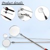 3 Pieces Telescoping Inspection Mirror Set Round Mirror Adjustable Inspection