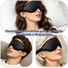 Máscara de sueño 3D para hombres y mujeres,dormir con efecto