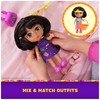 Dora, Dress Up Adventure Dora, 6-inch Doll with Removable Clothes