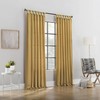 Archaeo Washed Cotton Twist Tab Curtain, 52" x 84", Mustard