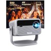 Futuzen Smart Projector 600 ANSI, Native 1080P 4K Support, WiFi