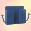 Wall-mounted remote control holder phone key accessories bill holder navy 20ea