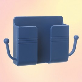 Wall-mounted remote control holder phone key accessories bill holder navy 20ea
