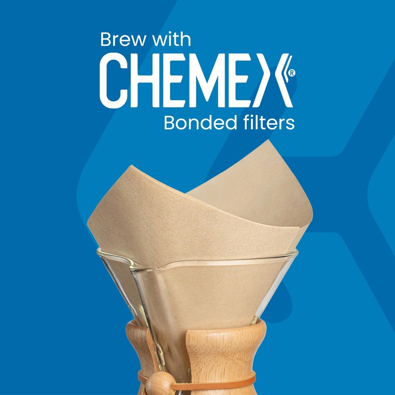 Chemex Pour-Over Glass Coffeemaker - Classic Series - 10-Cup -