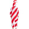 HMHMAWAHV Adult Candy Cane Costume Onesie, Red and White Striped