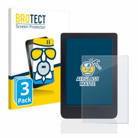 BROTECT Anti-Glare Protective Glass for Tolino Shine 3 (Pack of 3) Protective Film Tempered Glass Matt [Extremely Scratch-Resistant 9H, Anti-Reflection]