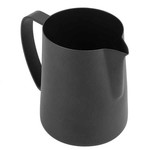Stainless Steel Milk Frothing Pitcher, Black Matte Appearance Coffee Latte