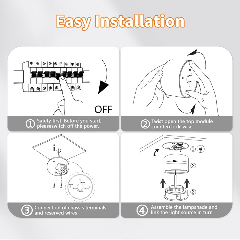 YindaLux 3CCT LED Surface-Mounted Spotlight, Extra Flat, Black, Diameter 80