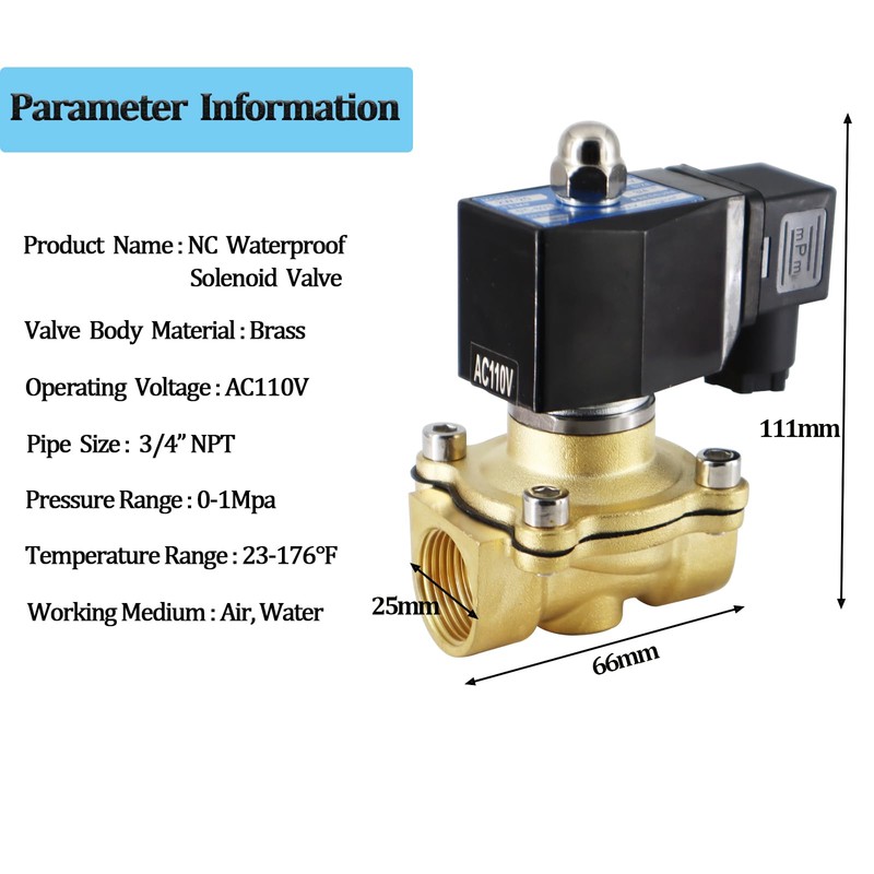 adahill Float Valve,AC110V Automatic Water Level Control Switch with Brass