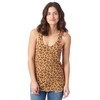Alternative Women's Printed Meegs Racer Tank, Leopard, Small