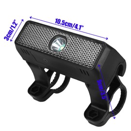 Bike Headlight, Solar Powered Bike Lights, Smart Bicycle Front Light, LED Flashing for Bicycle Cycling Lamp Safety Warning Light