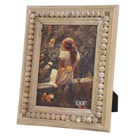 Deco 79 Photo Frame, Light Brown
