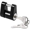 CZC AUTO Black Trailer Hitch Coupler Lock, Dia 1/4 Inch, 3/4 Inch Span for Tow Boat RV Truck Car's Coupler (1 Pack, Black)