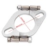 Yctze Exhaust Flange 2 inch Flat Oval Split Repair Exhaust
