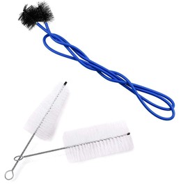 Trumpet Cleaning Care Kit Trumpet Mouthpiece Brush Trumpet Cleaning Set Care and Cleaning Brush Set for Musical Instruments Brass Instruments Trumpet Horn Euphonium Tuba Blue