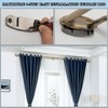 Mayrhyme Double Curtain Rods, Wrap Around Curtain Rod for Windows,