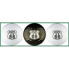 EnjoyLife Inc Route 66 Logo Golf Ball Gift Set