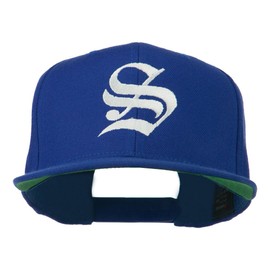 Old English S Embroidered Cap - Royal OSFM