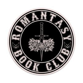 (3PCs) Romantasy Book Club Sticker Reading Romance Fantasy Book 2" Sticker, Bookish Waterproof Vinyl Stickers for Laptop Kindle Tumbler Notebook Water Bottle, Decals for Readers 2 Inches