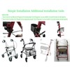 Cane Holder for Rollator or Walker 6 Piece Set, Extended