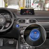 TOMALL Aluminum Engine Start Stop Push Button Cover Trim Compatible