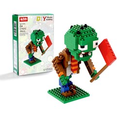 LLXXM Modelo Plantas vs Zombies de Bloques Microset, PVZ Kit Construcción 286 Piezas, Ejercitar Paciencia Juguete Educativo, Navidad, Día Reyes, Regalos del Día del Niño para Adultos y Niños